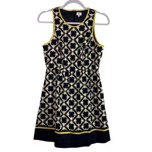 Crown and Ivy Dress Honey Bee Queen Size 4P Fit and Flare Sleeveless